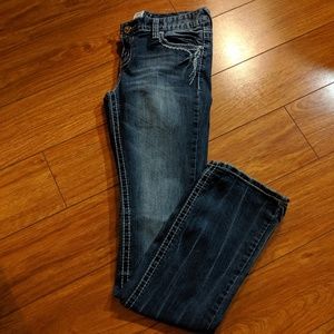 Sized 7/8 Maurice's Jeans with bling